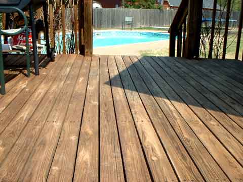 Deck after staining with Outlast® CTA Products