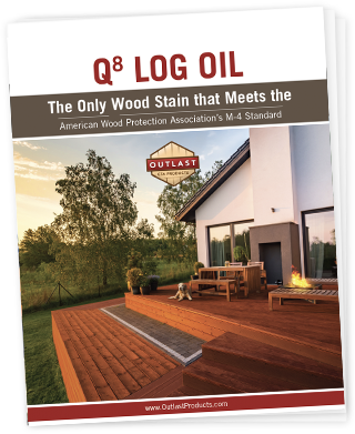 Zoom in Outlast® Q8 Log Oil® product PDF handout image with translucent background